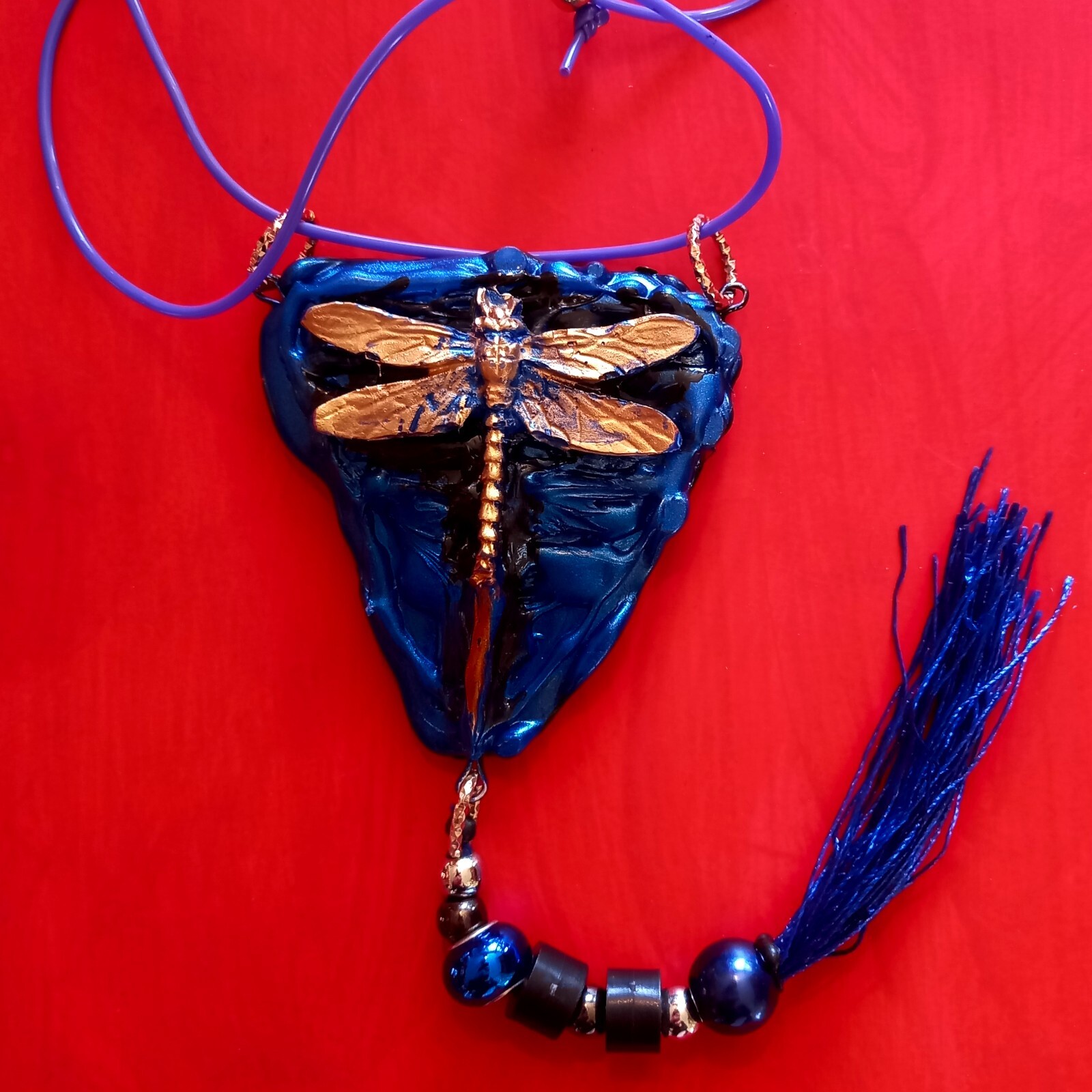 Dragonfly Wings Universe Lucky Love Talisman Amulet Pendant Jewelry Infinity Set