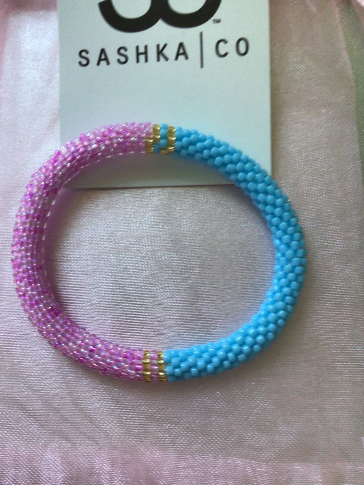 PINK & BLUE 7″ ROLL ON BRACELETS, 3 PCS