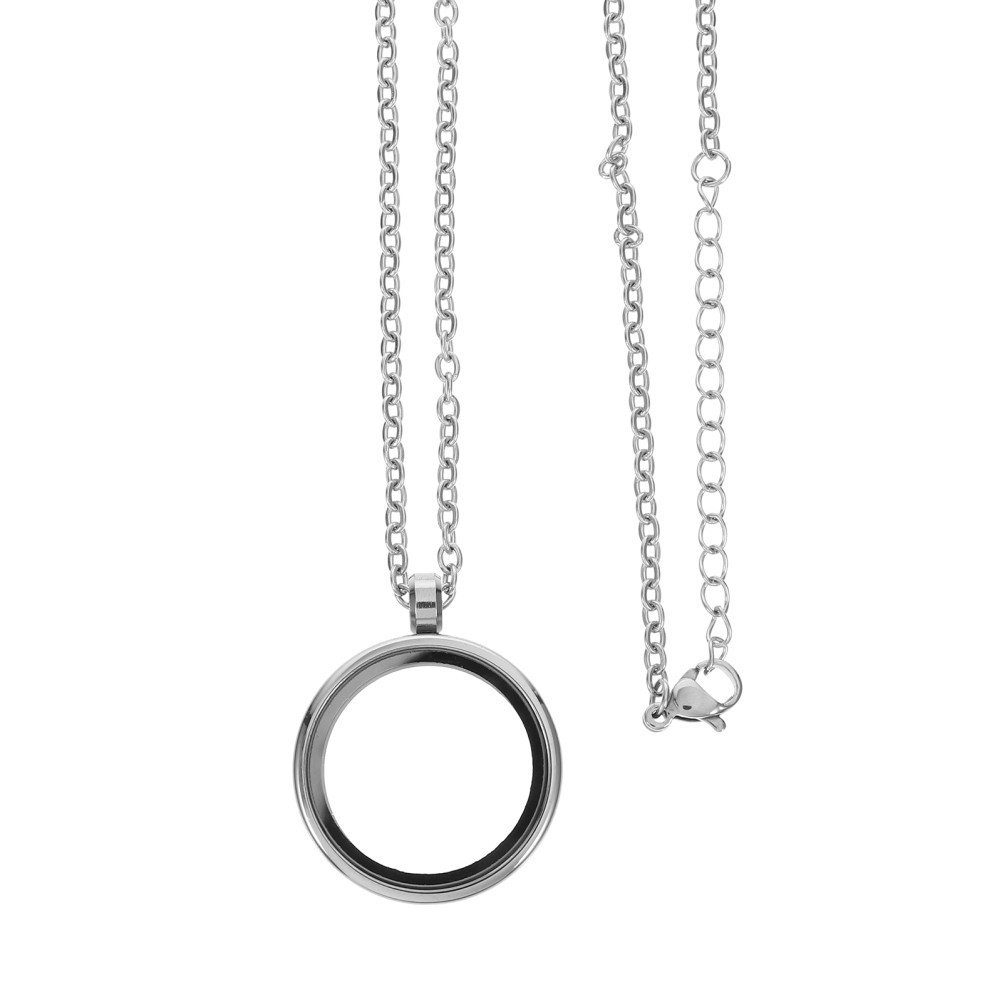 Hair Picture Charm Charms for Jewelry Making Disc Necklace Locket