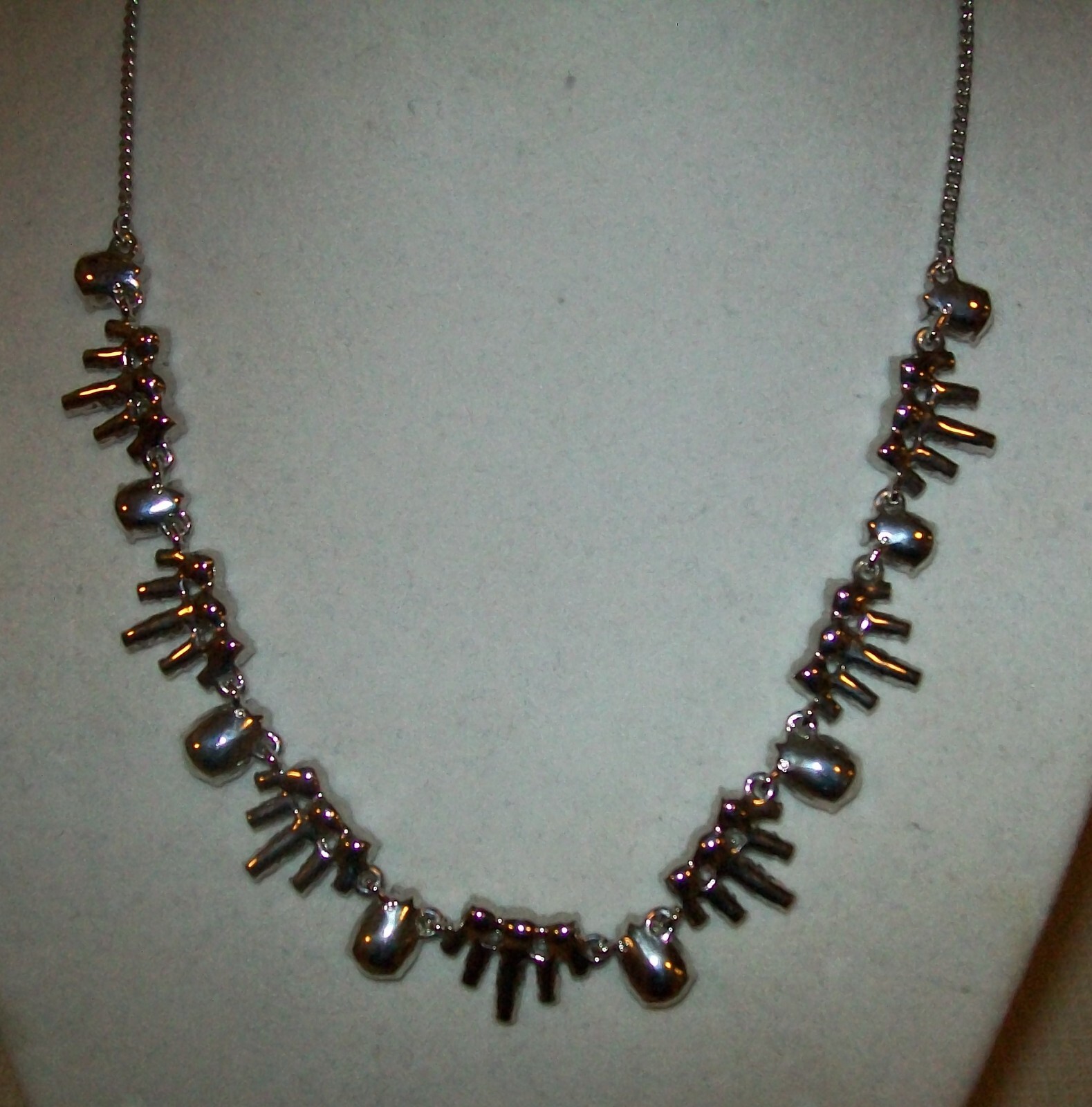 Signed Givenchy Crystal Statement Necklace 16″ w 3″ Extender