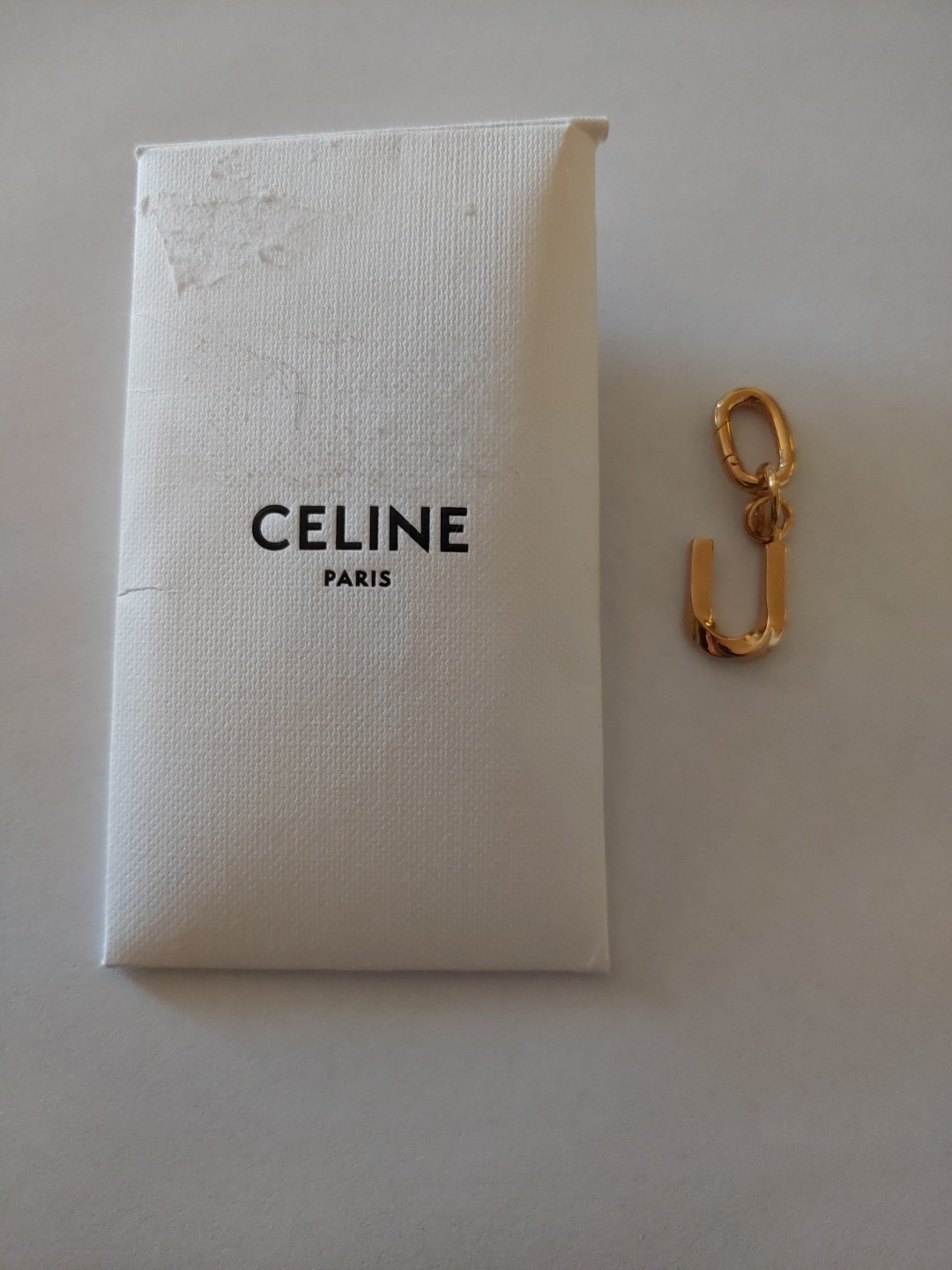 Celine U Charm Gold Brass