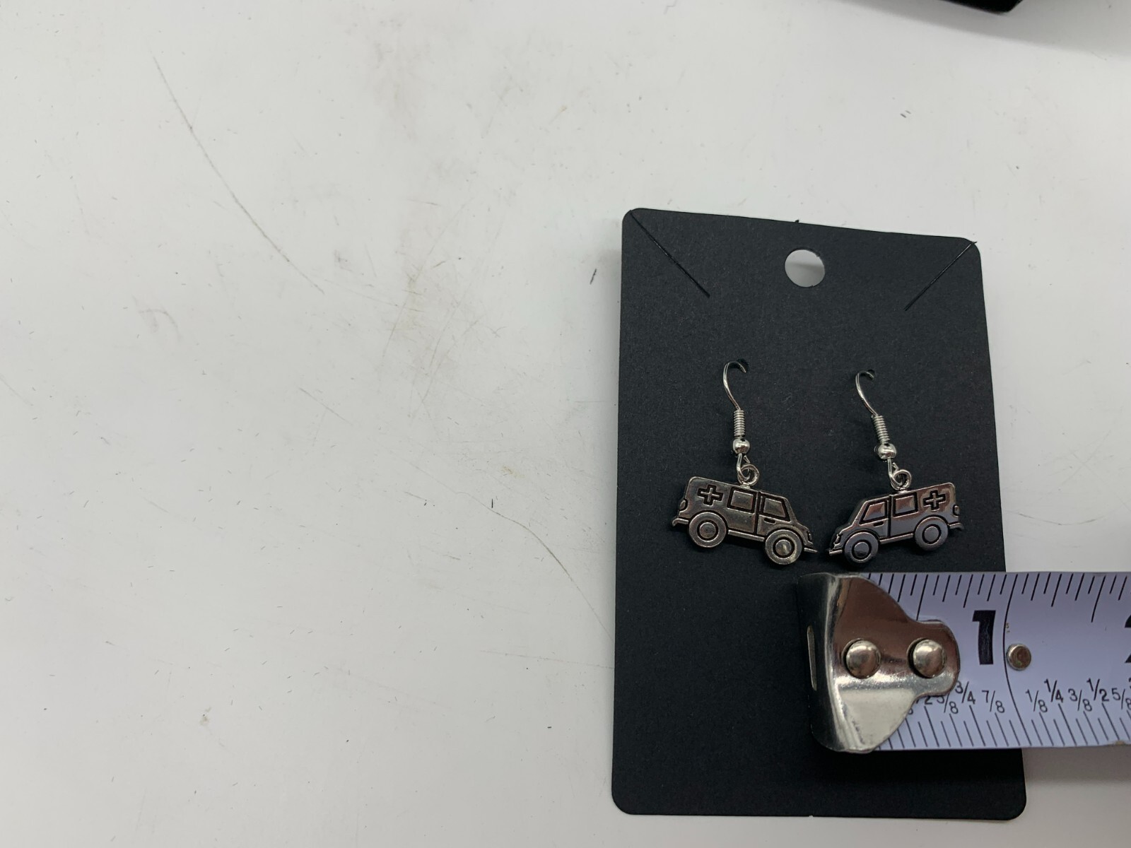 Metal Ambulance Earring Set DD01B10135