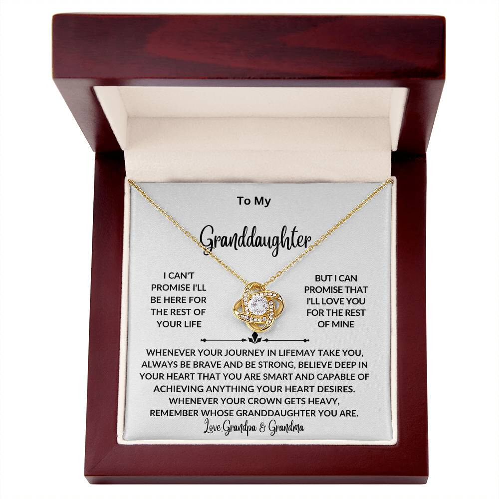 Granddaughter’s Sentimental Necklace Gift for graduation, birthday, wedding