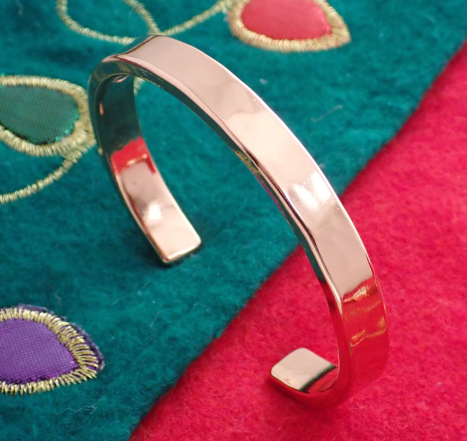 100% Pure Copper Handmade Cuff Bracelet Unisex Men Women