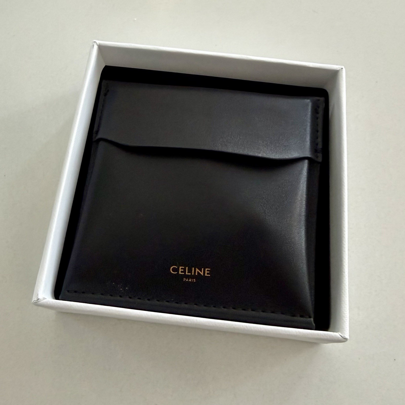 CELINE CHARM TRIOMPHE KEY IN BRASS WITH RHODIUM FINISH