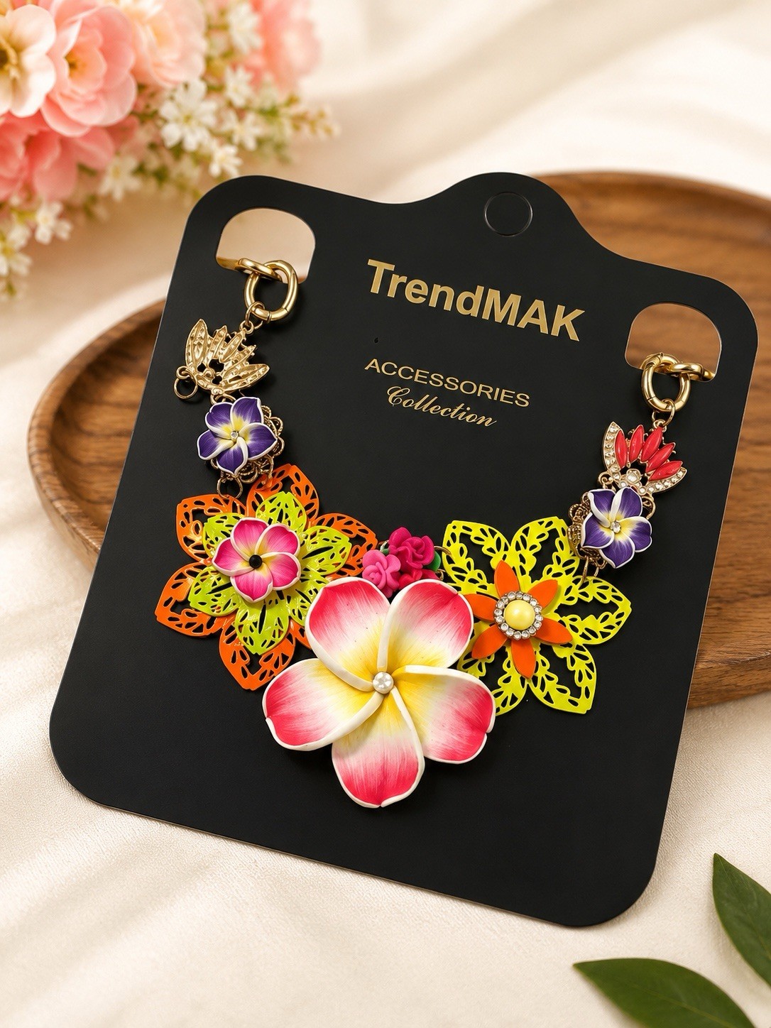 Statement Floral Necklace