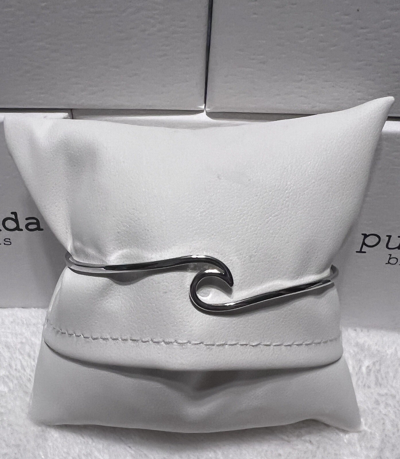 NEW! Pura Vida BRACELET – Silver Wave Cuff