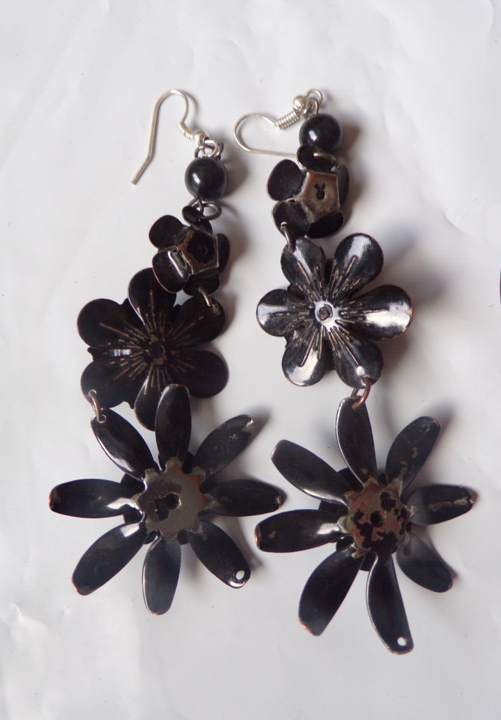 Jewelry LOT 8 PAIR COSTUME JEWELRY PIERCED EARRINGS Gems, DANGLE,Sparkle Crafts