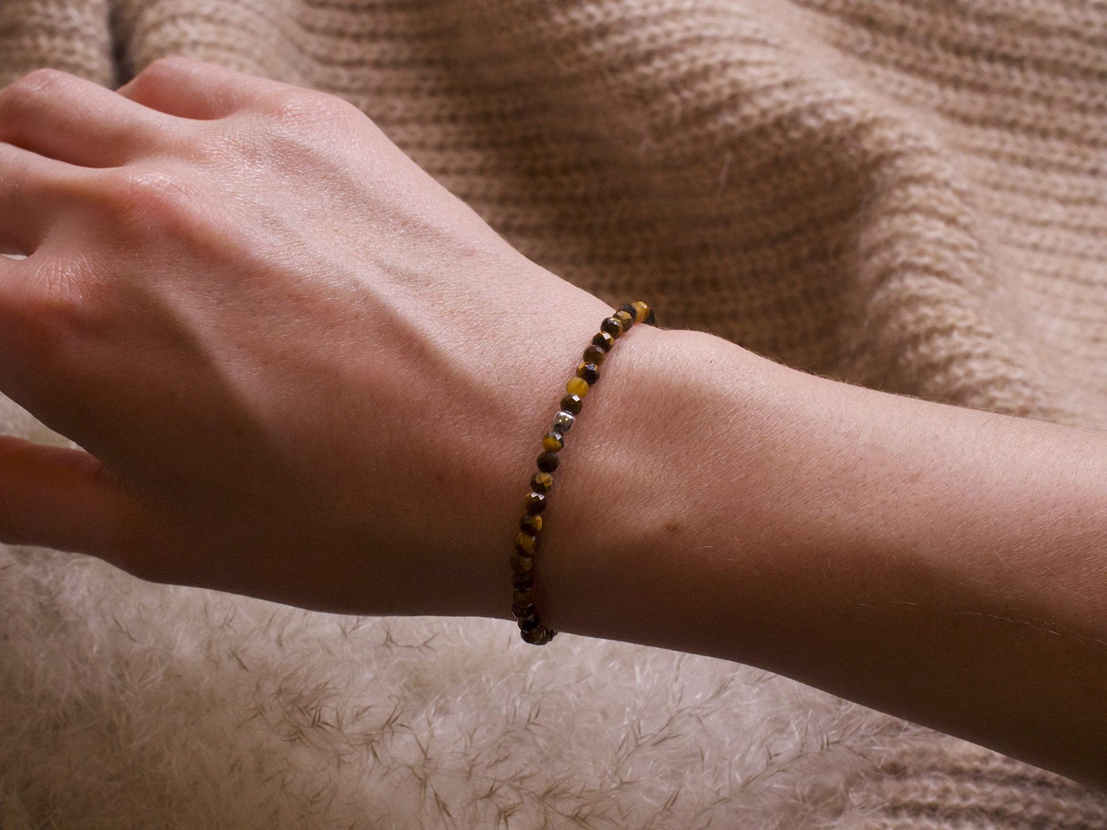Real natural stone bracelet – Tested and certified in Germany – Genuine brace…