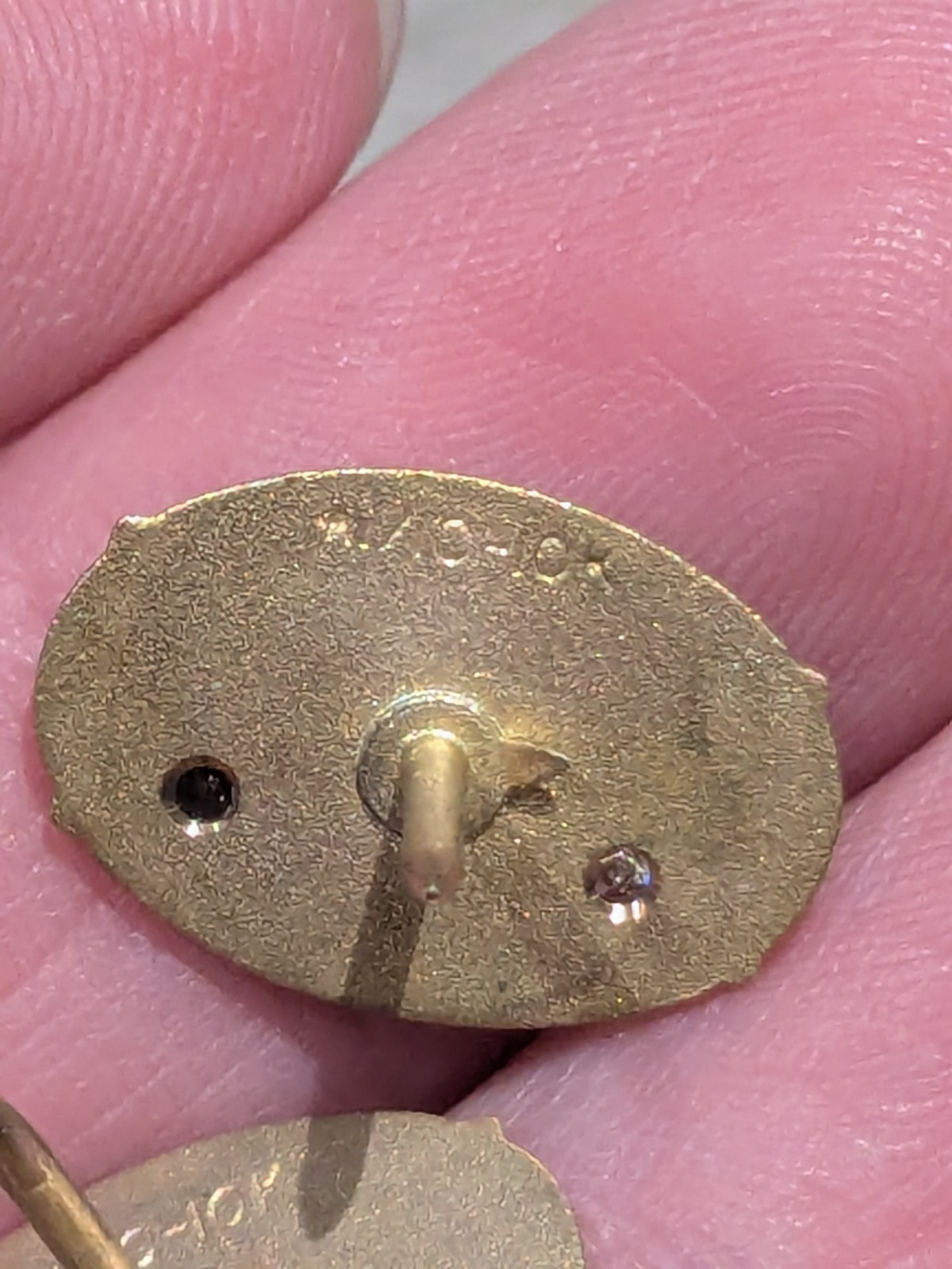 Vintage (3) 10k Gold Filled (1) 24k Gold Plate Service Award Lapel Pin Tie Tack