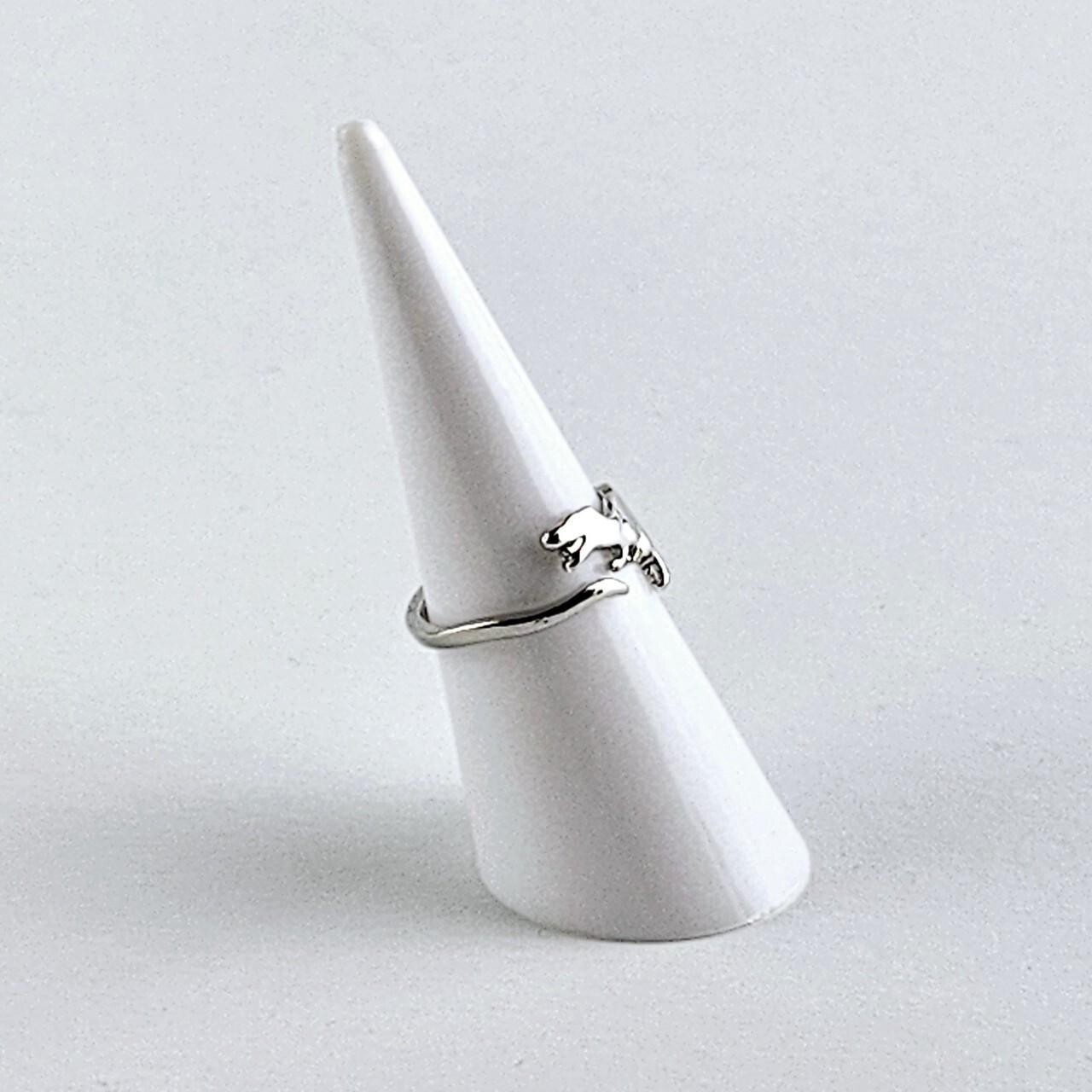 T Rex Ring Adjustable from Sz 4.5 to Sz 7 Rings Cute Kids Adults Unisex
