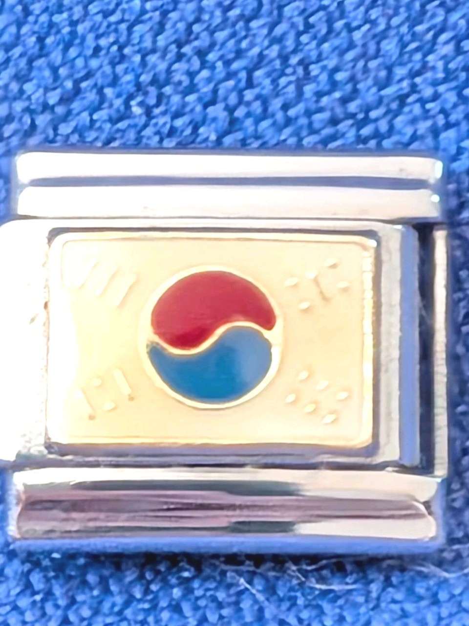 Authentic Toscana South Korean Korea Flag Classic Italian 9mm C135