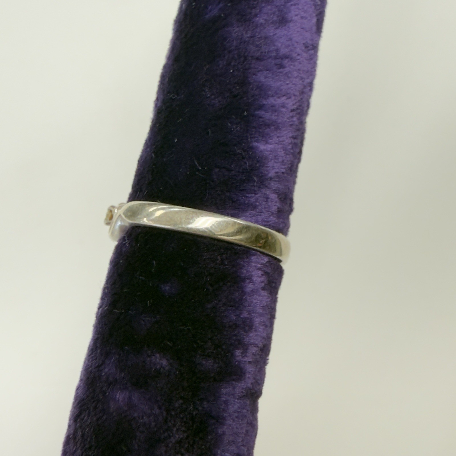 Black Hills Gold Sterling Silver 12K Tri-Color Cubic Zirconia Leaf Ring 7.75