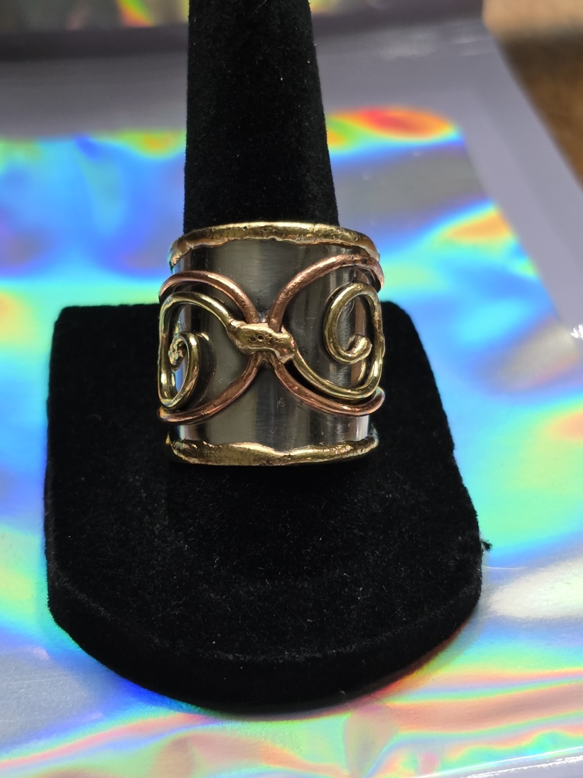 Ring Brass & Copper Cuff Item# 0071