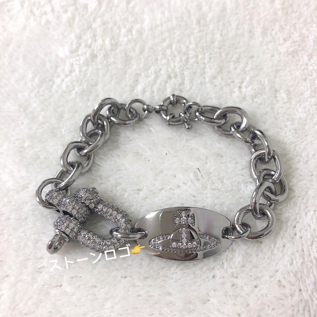Vivienne Westwood Bracelet Silver Chain NO BOX [EJ919