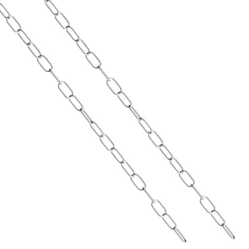 2 Pack Stainless Steel Chain 1/4″ x 2 ft Heavy Duty Safety Mooring Chain