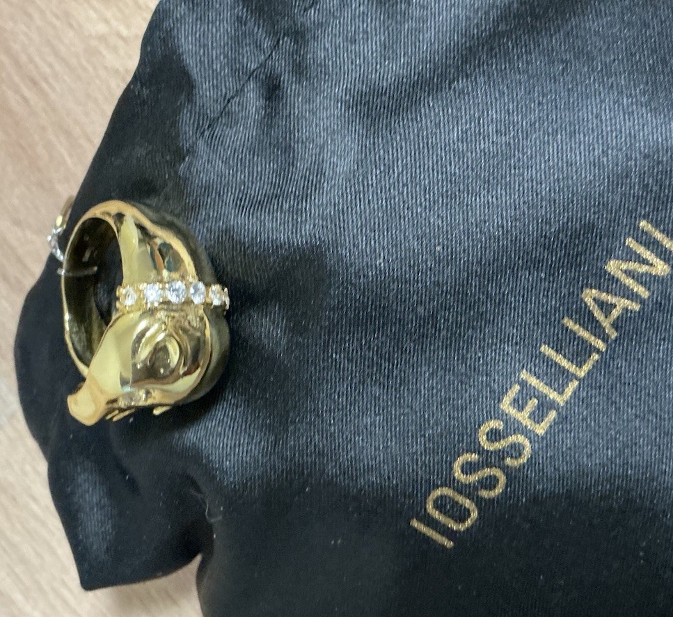 Ioselliani Ring 18 carat Gold-plated Panther