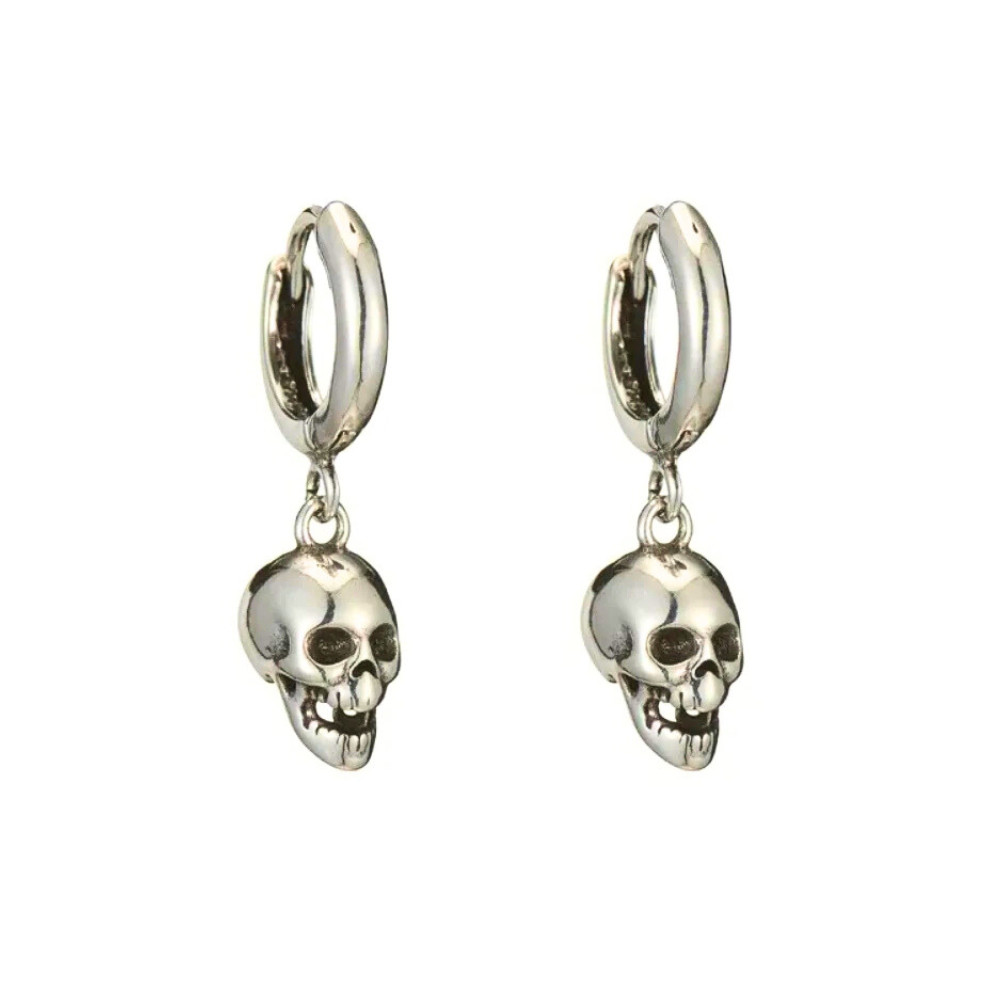 Skull Earrings Rave Festival Party Techno EDM Jewellery
