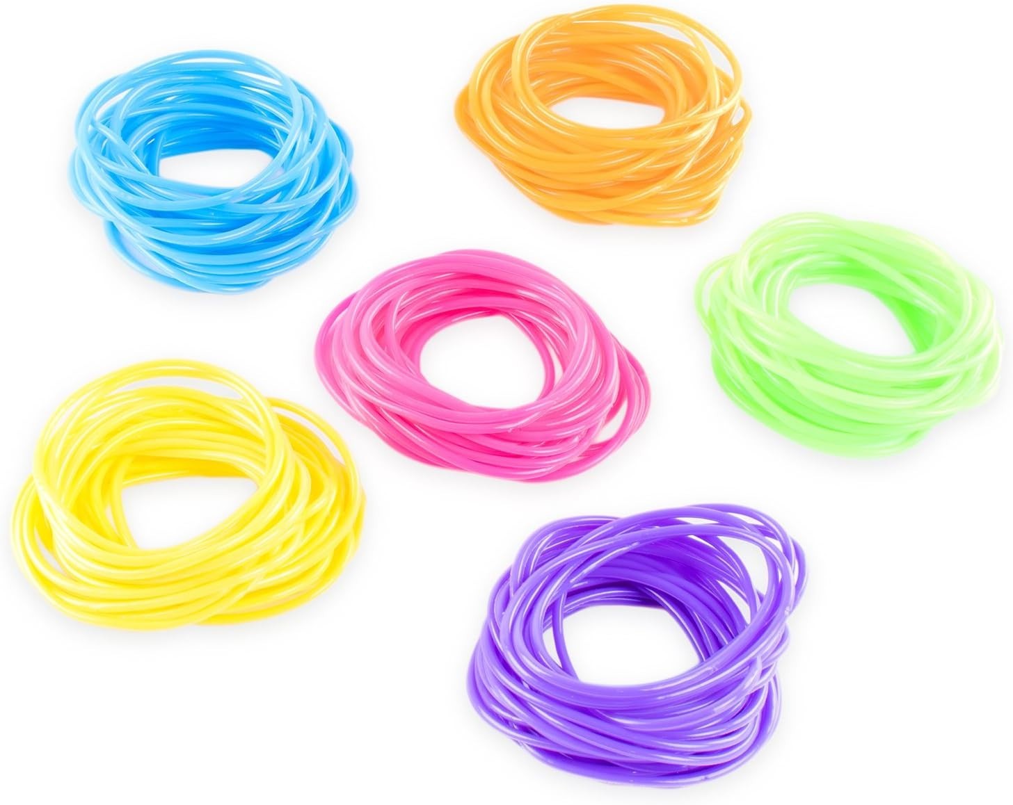 Assorted Neon 80s Retro Bracelets – 144pk Fun Party Favors for Any Celebration