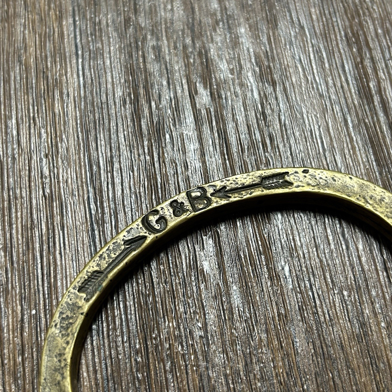 Le Beau Giles & Brother Limited Edition Open Cuff Railroad Spike Bracelet