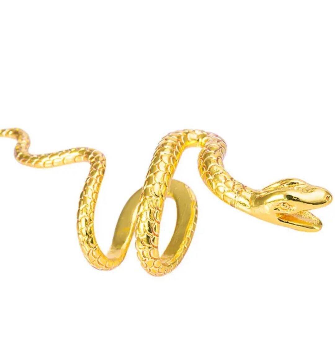 1 Pcs Ear bone clip Earring Snake Gold Jewelry No Piercing Earrings Unisex New