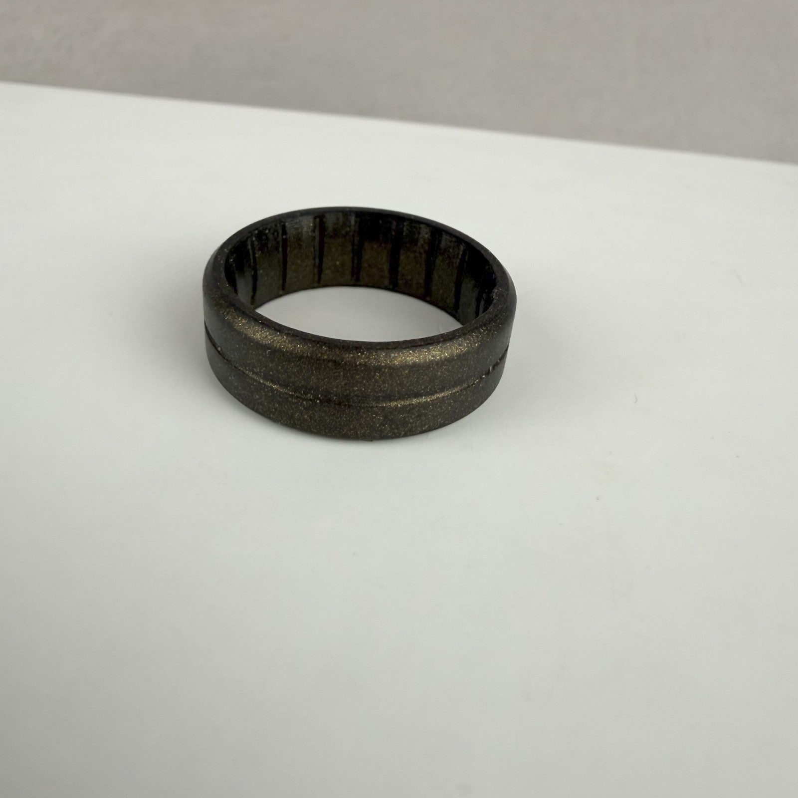 Enso Rings Meteorite Brown Elements Classic Silicone Ring Contour Adult Size 10