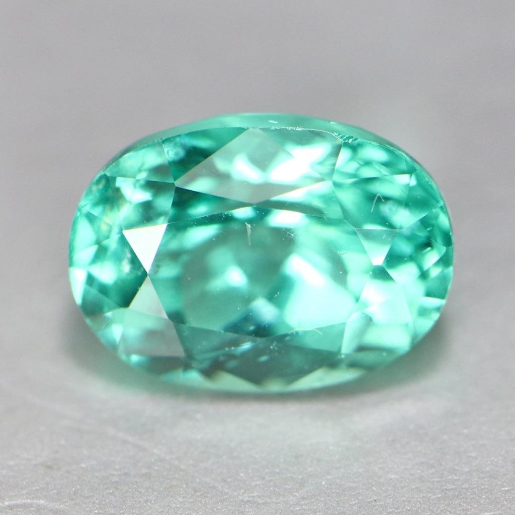 1.82 CTS NATURAL APATITE OVAL SHAPE LOOSE GEMSTONE FROM BRAZIL