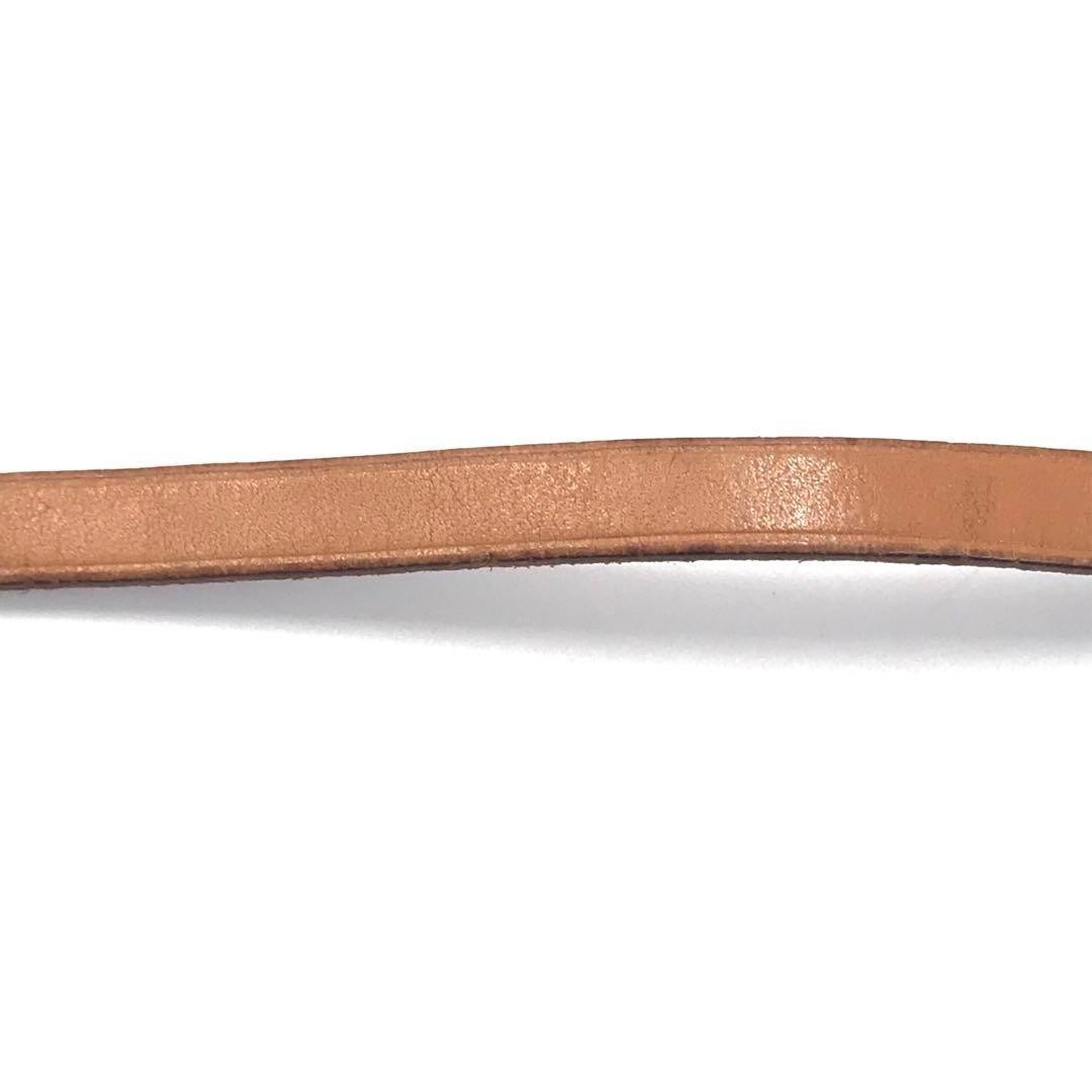 Hermes Appli 3 Leather Bracelet with Silver H‑Hardware Men’s Pre‑Owned