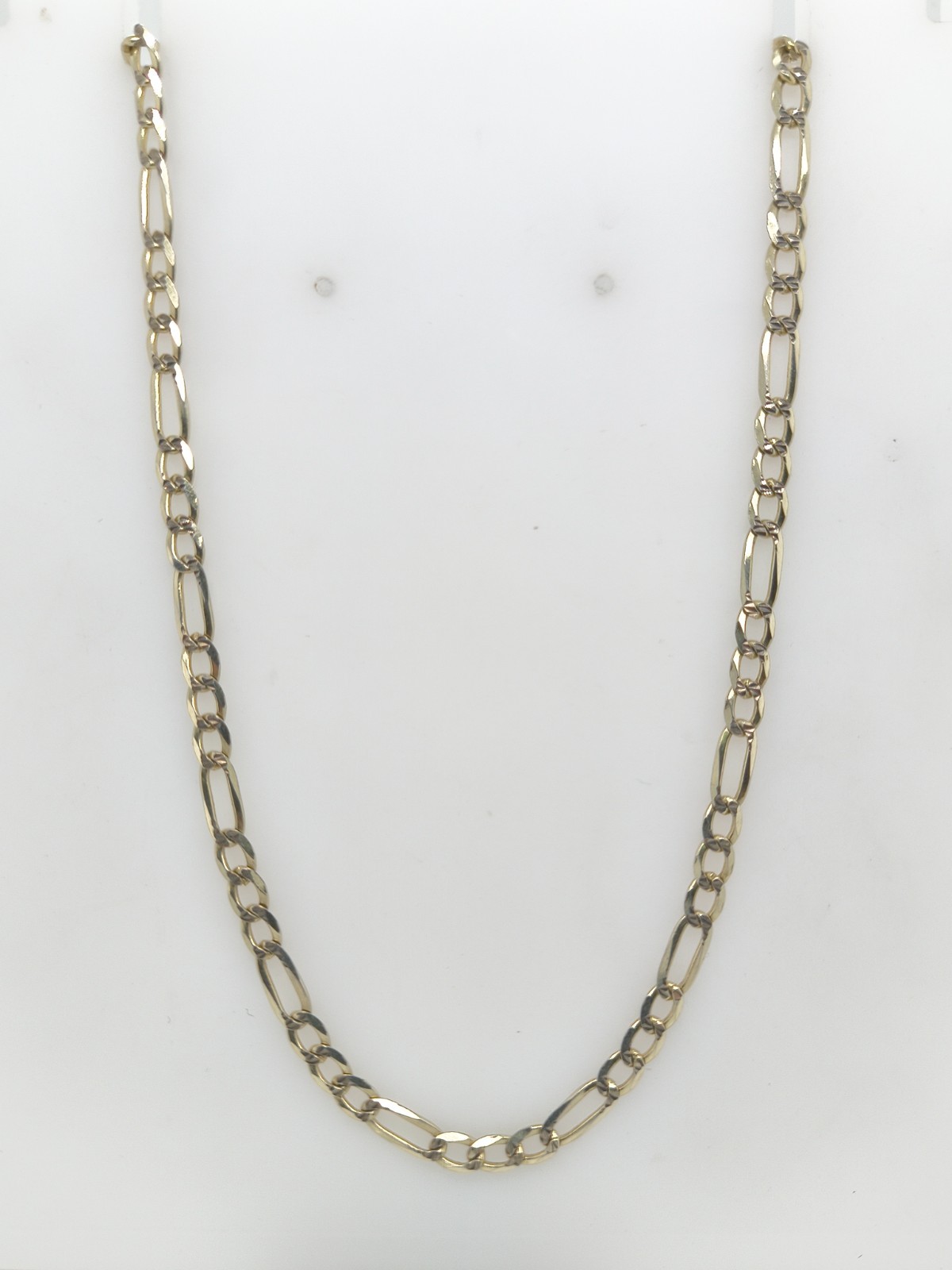 Sterling Silver 925 Figaro Style Necklace Unisex