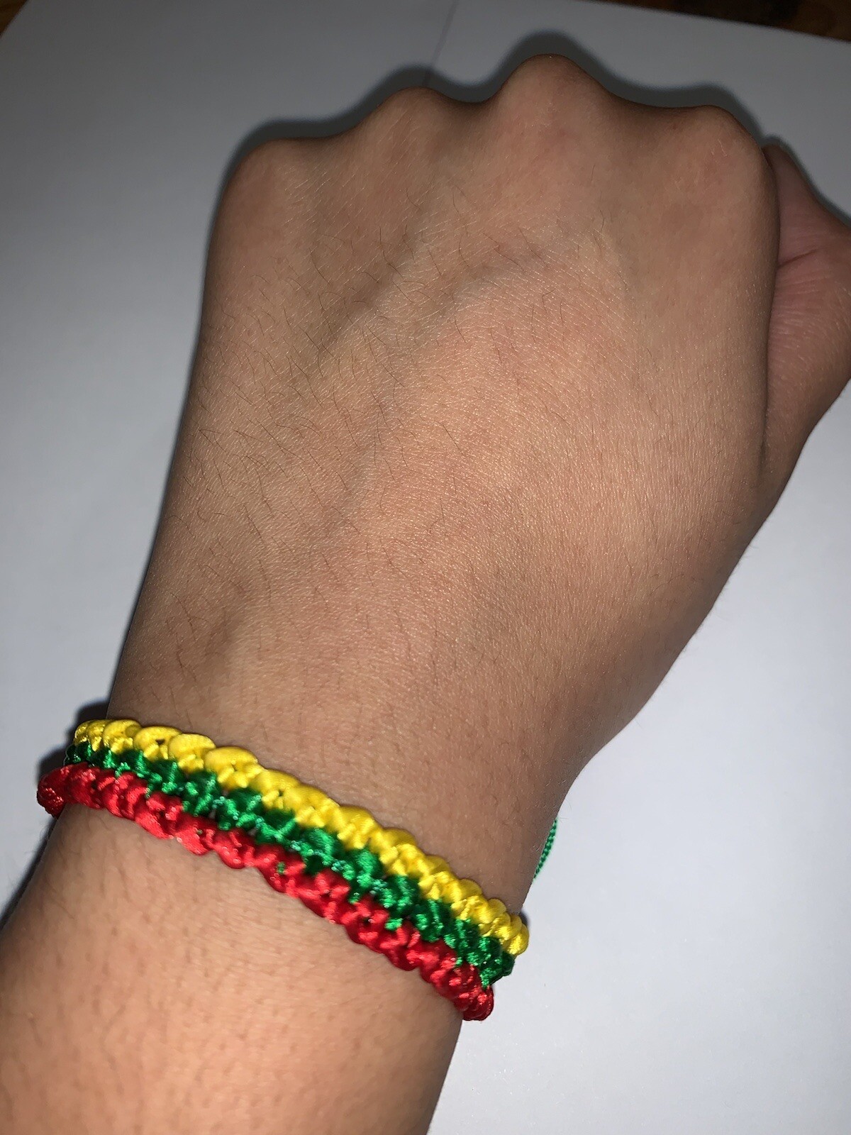 Lithuania Bracelet 🇱🇹, National Handmade Lithuanian Bracelet- nylon Adjustable