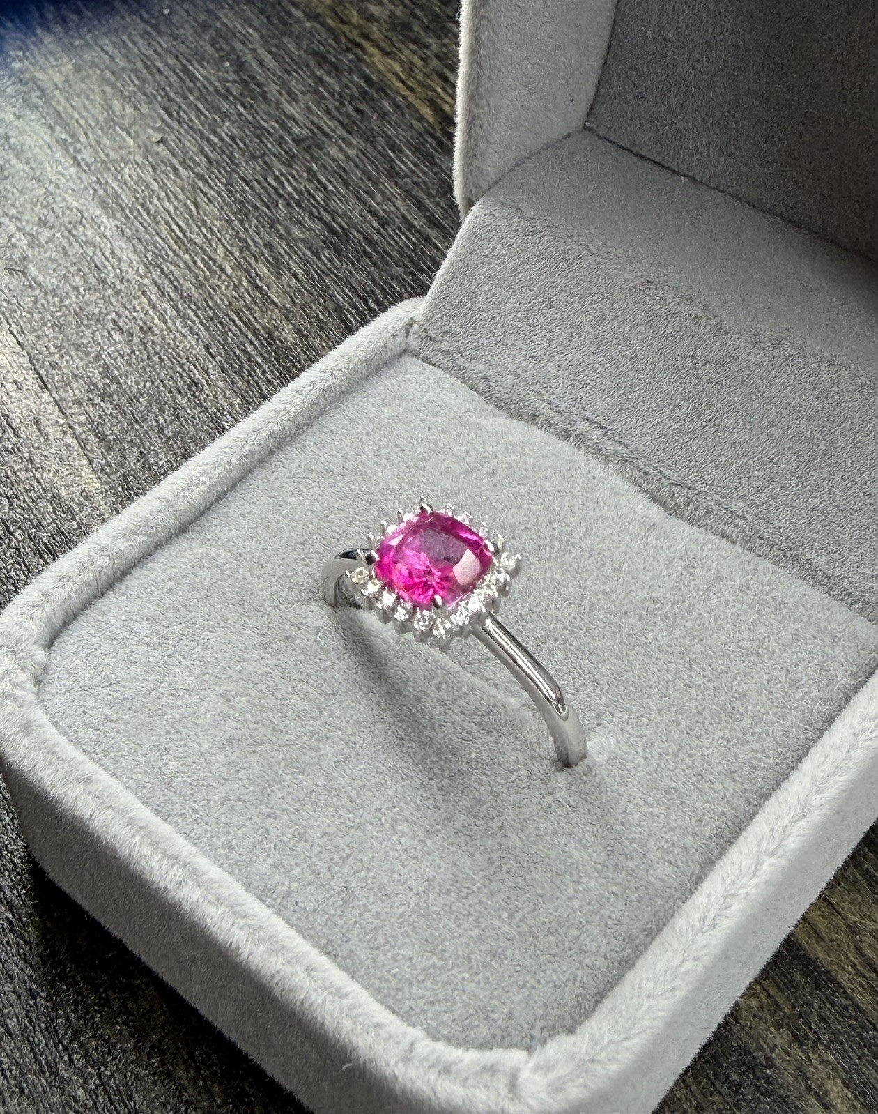 Set! – 1.15CT Natural Pink Topaz Ring 8 Pendant Necklace & Earrings 925 Sterling