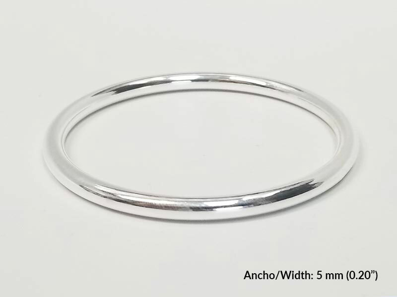 Bangle For Obatala in Stainless Steel with a 925 Sterling Silver plating2