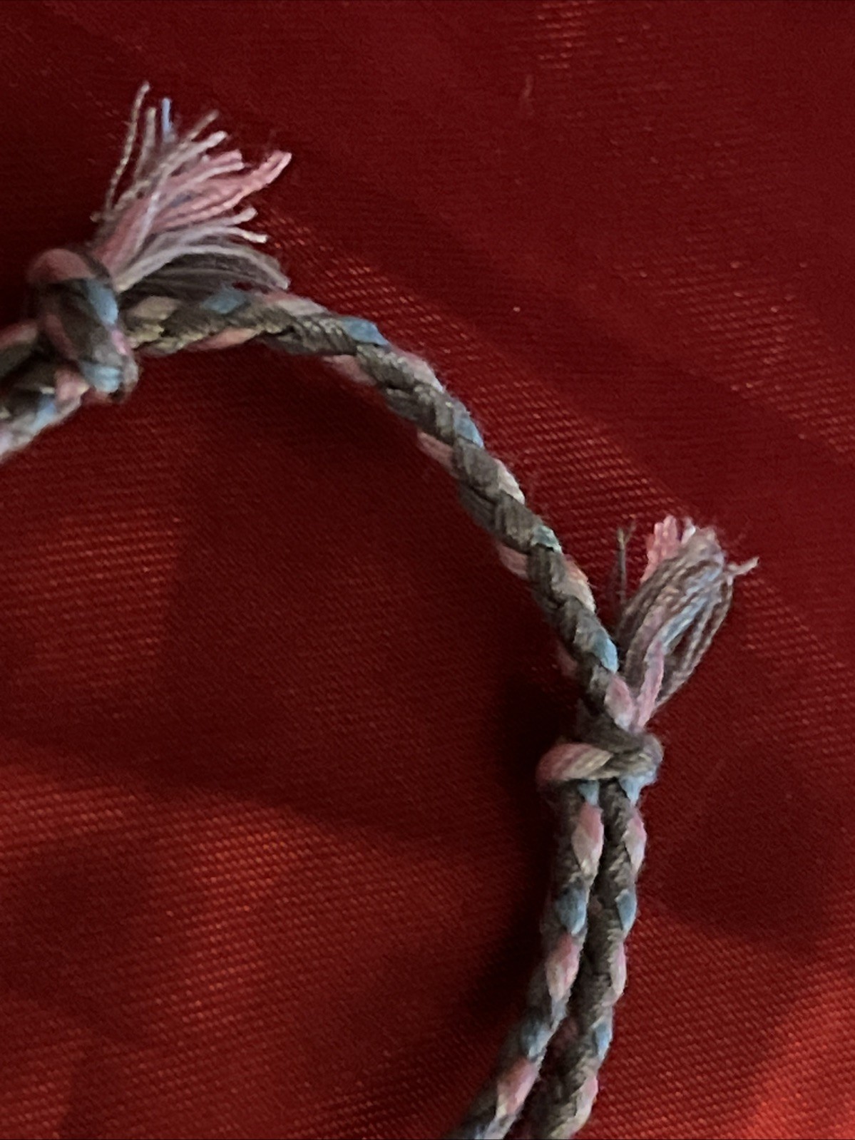 NEW BOHO BRAIDED THREAD FRIENDSHIP BRACELET ADJUSTABLE SKY BLUE GRAY PINK WHITE