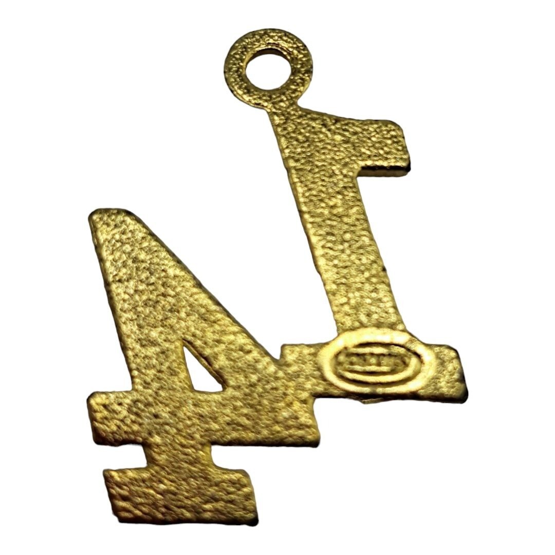 Graduation Tassel Pendant Golden Charm 2013 Jostens Grad, Celebration, Goal A