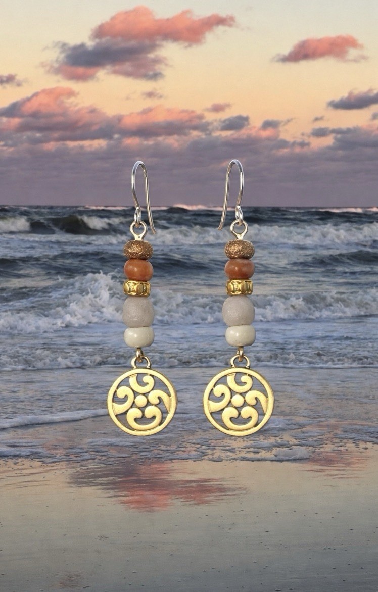 Brighton Contempo PLAYA ROSA Earrings French Wire List $78 NWT JA9985