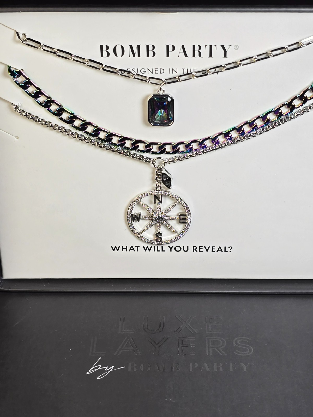 Rare HTF Compass!!!! Bomb Party Spring Luxe Layer 2023 * RBP5805