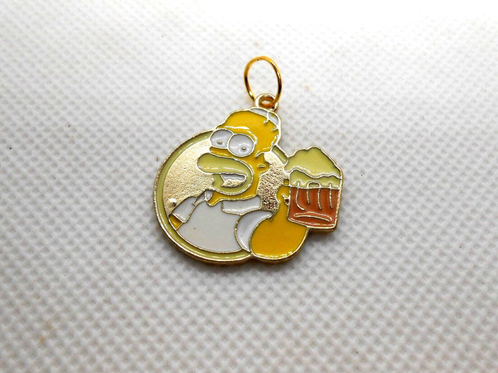 Homer Simpson Charm with Jump Ring -The Simpsons