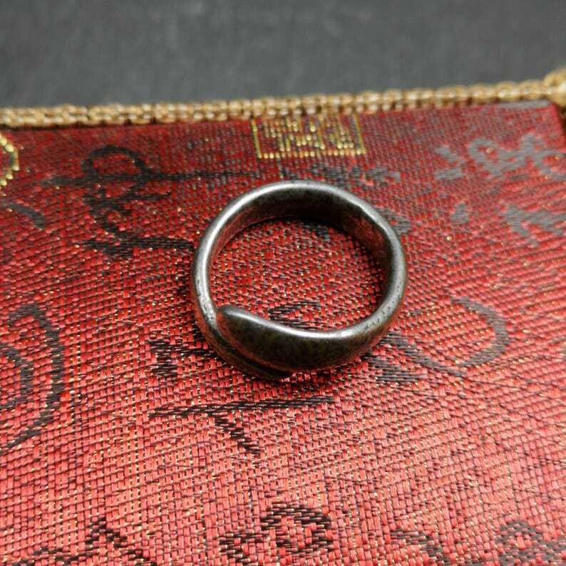 Gandhanra Unique Tibetan Snake Ring | Cold Iron Ring | Protection Jewelry