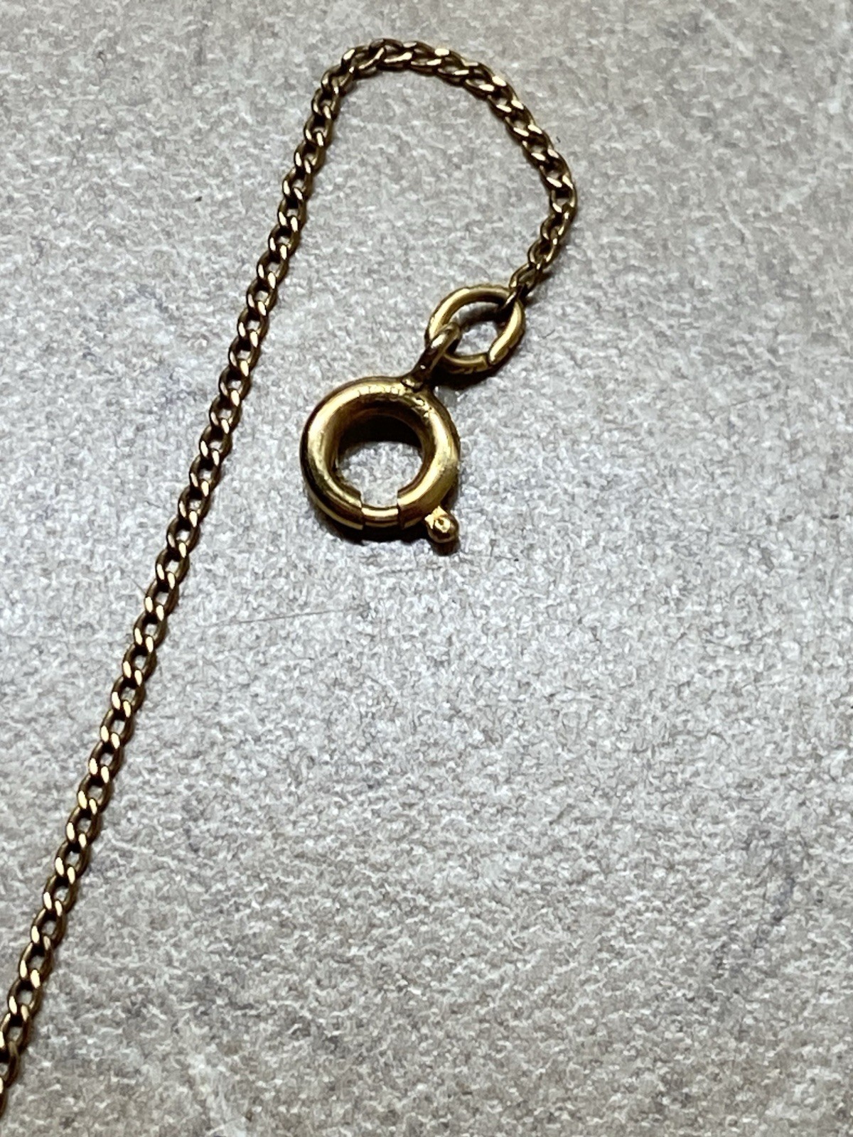 Delicate Rose gold Filled Multi Stone Pendant Necklace