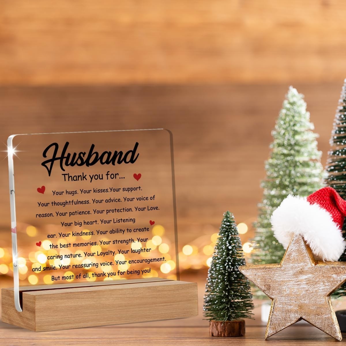 Husband Gifts from Wife, Valentines Day Anniversary Birthday Gifts for Him Husba