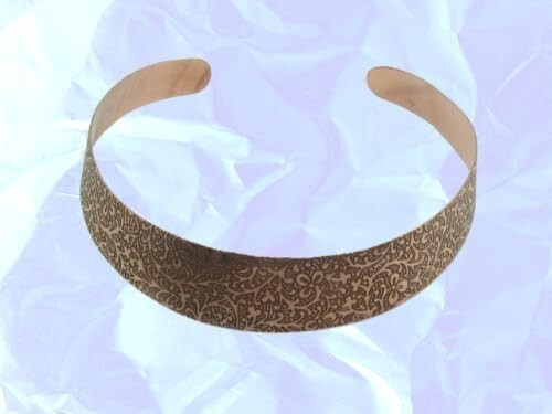 Solid copper choker #CC304AM- 1 inch wide. High polish Finish.