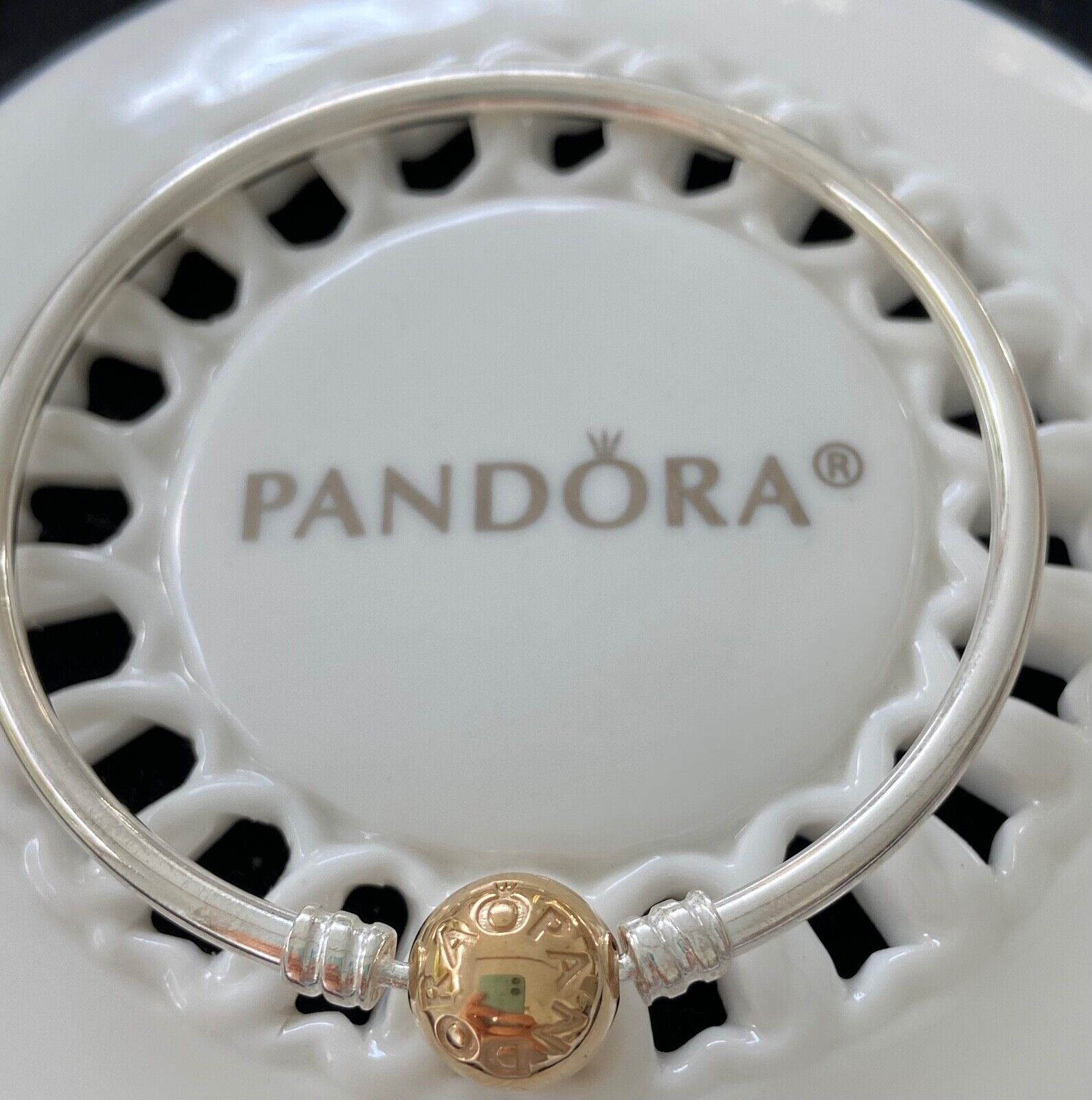 Authentic Pandora MOMENTS Bangle #590718