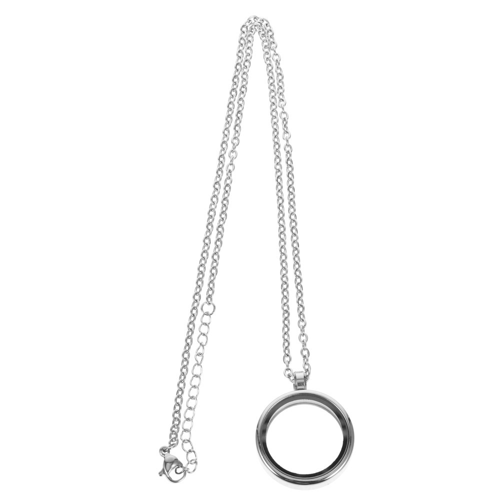 Hair Picture Charm Charms for Jewelry Making Disc Necklace Locket