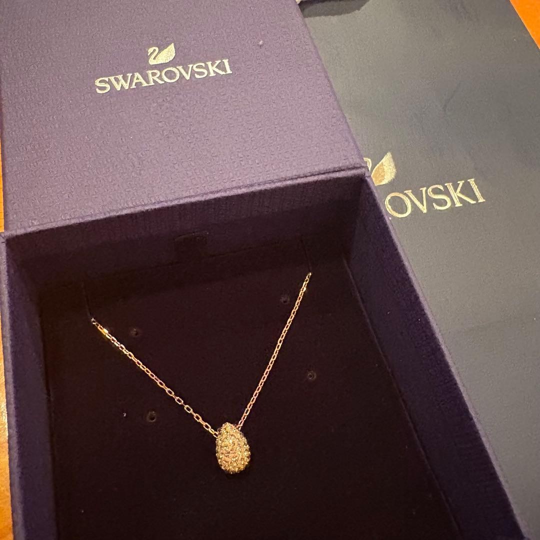 Swarovski Gold Necklace Used Unopened Box Not specified