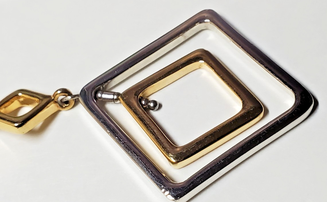Lea Sophia Reversible Slide Pendant Only Gold tone Silver tone named Trish