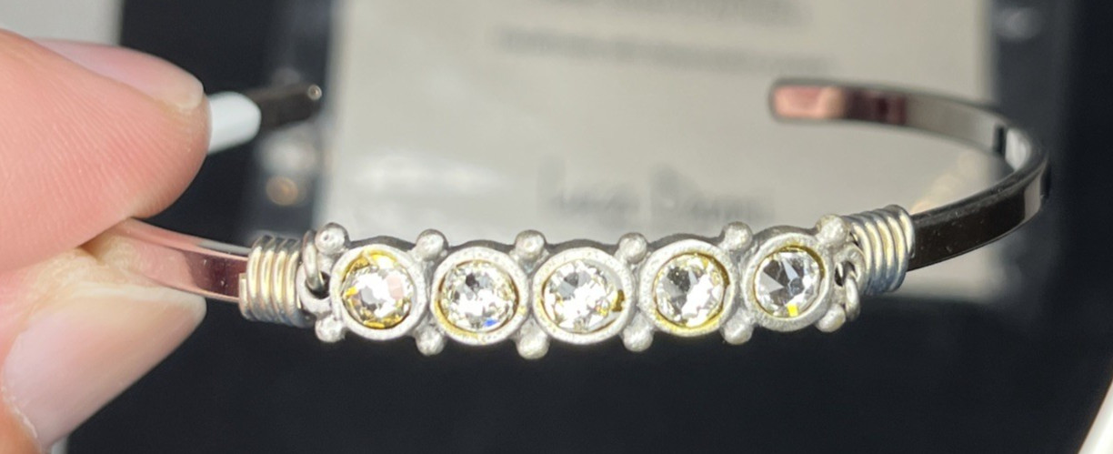 Luca + Danni April Birthstone Cuff Bracelet Regular Size NWT