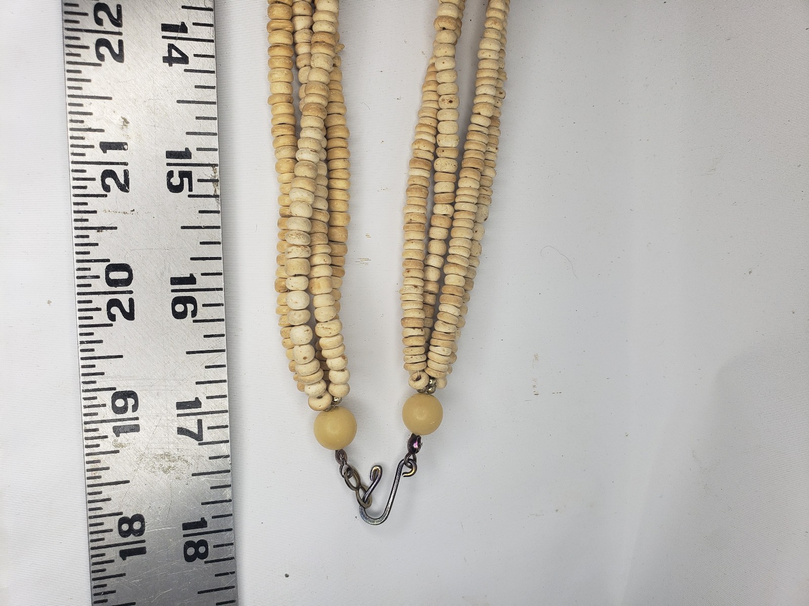 Large Cowrie Summer Shell Necklace Coastal Boho Island Style varied shells NICE!
