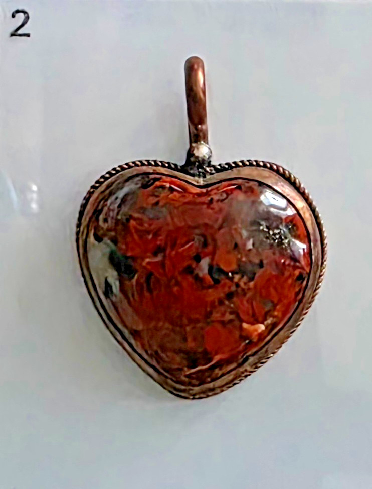 Handmade Crystal Gemstone Pendants – Copper Metal – Multiple Variations