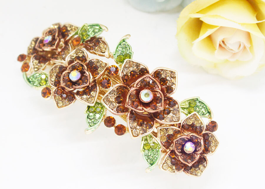 USA Seller good quality HAIR CLIP flower style 021223