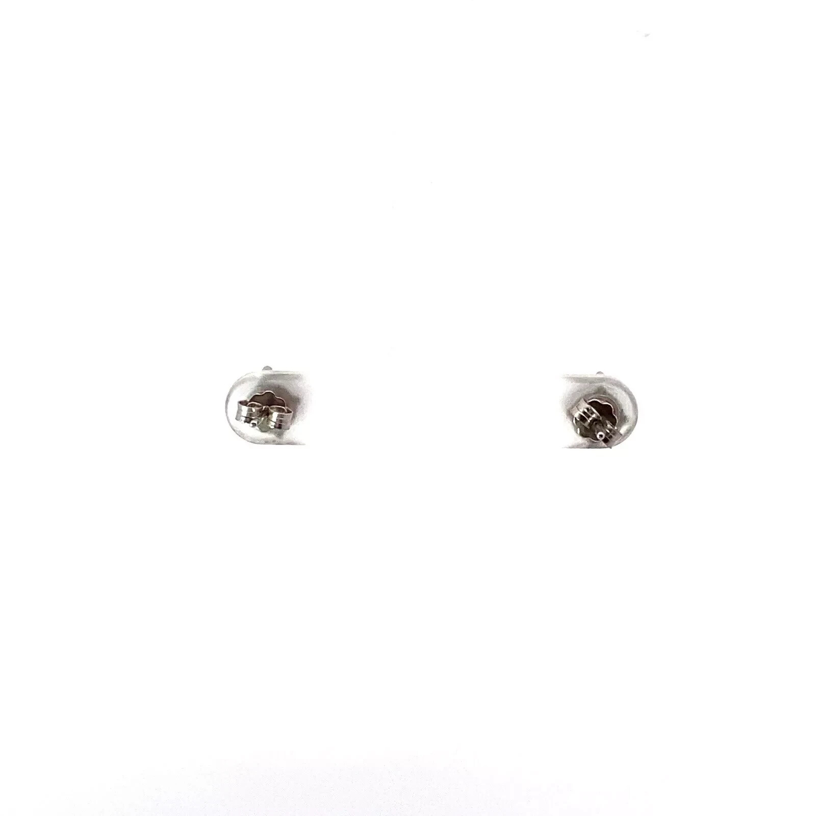 Anna Zuckerman 2 Carat Garnet Red Crystalline Sterling Silver 925 Earring Studs
